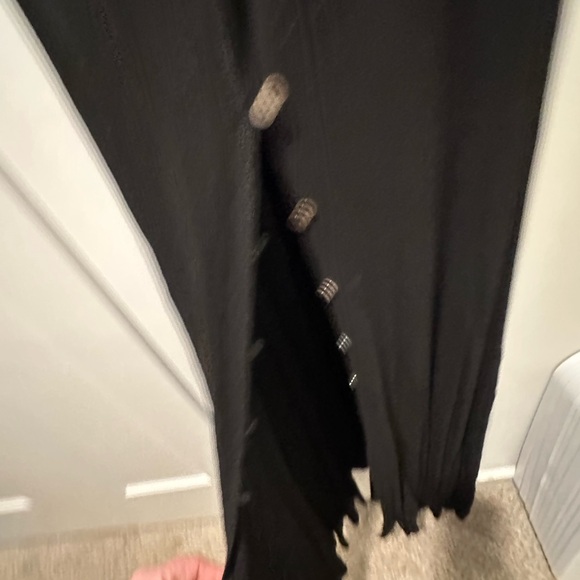 SHEIN Black Maxi Dress with Lace Trim - Picture 4 of 6